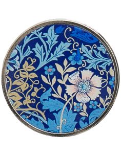 Porte-aiguilles aimanté - Collection fleurs bleues