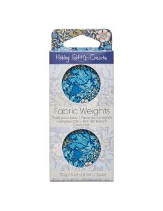 Lot de 2 poids pour patron - Collection fleurs bleues 2
