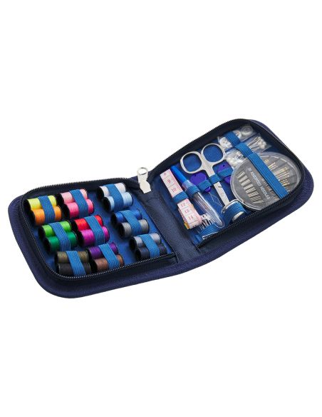 Kit de couture - Collection fleurs bleues