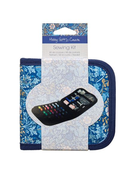 Kit de couture - Collection fleurs bleues