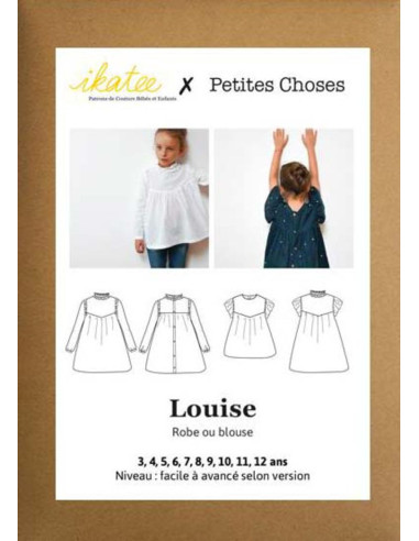 Patron de robe et blouse Louise - Ikatee