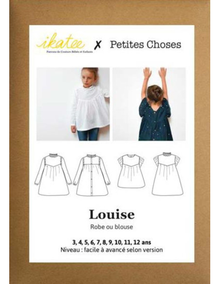 Patron de robe et blouse Louise - Ikatee