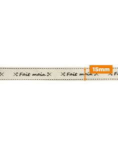 Ruban taffetas étiquettes - Fait main ✂️ 2
