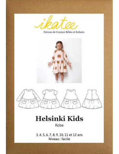 Patron de robe Helsinki kids - Ikatee