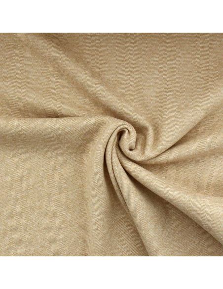 Tissu manteau lainage chevrons - Ficelle