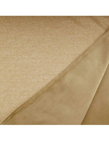 Tissu manteau lainage chevrons - Ficelle
