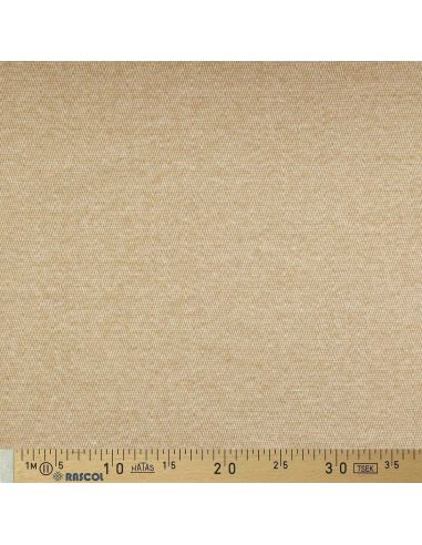 Tissu manteau lainage chevrons - Ficelle