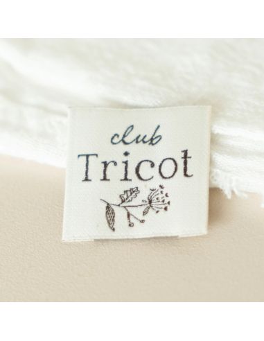 Étiquette tissée à coudre Club tricot