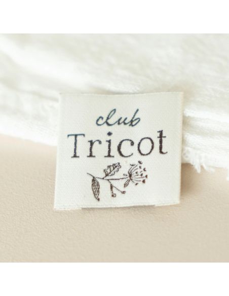 Étiquette tissée à coudre Club tricot