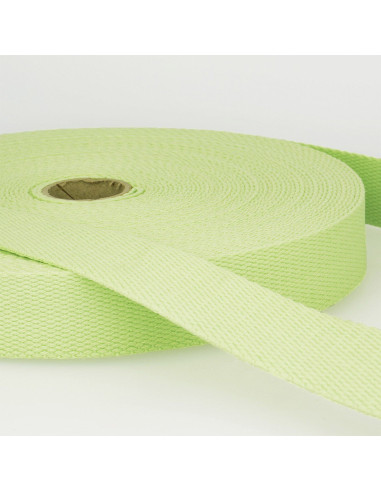 Sangle coton pour sacs - Vert pâle