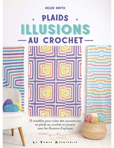 Livre plaids - Illusions au crochet