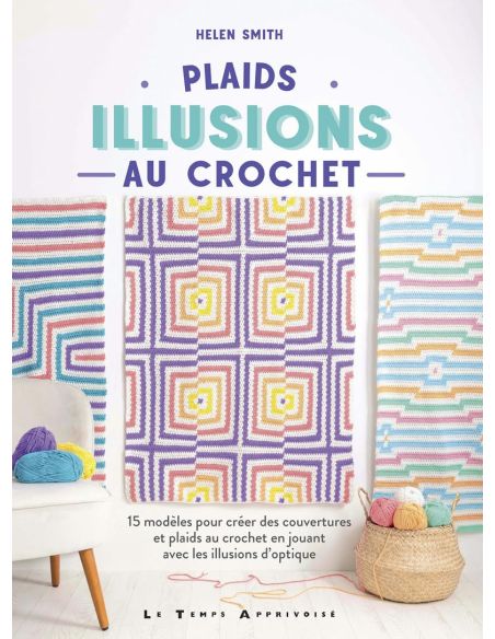 Livre plaids - Illusions au crochet