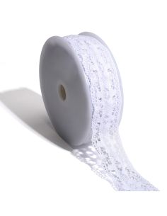 Dentelle Géraldine 38mm - Blanc