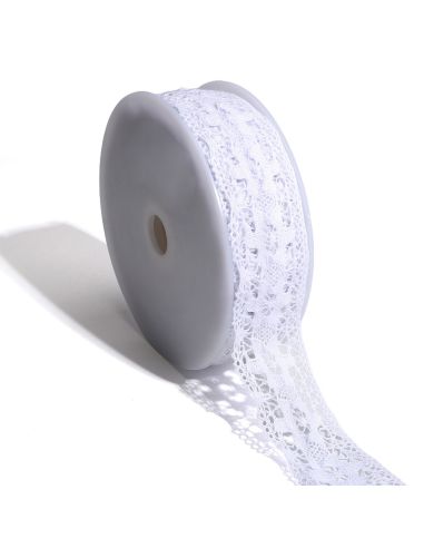 Dentelle Géraldine 38mm - Blanc