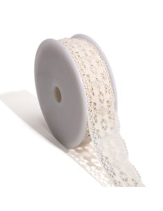 Dentelle Géraldine 38mm - Écru