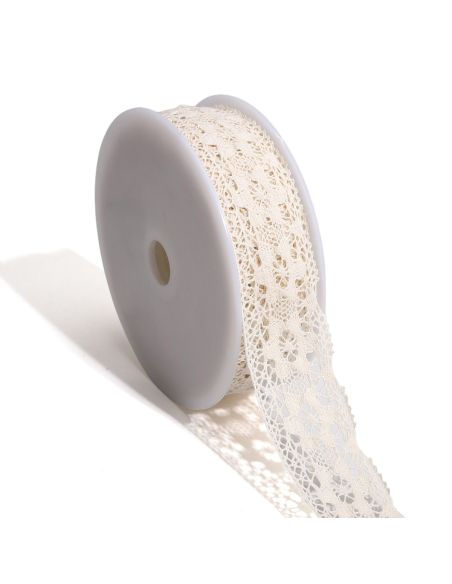 Dentelle Géraldine 38mm - Écru