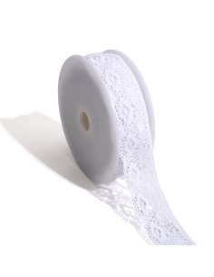 Dentelle Valentine 40mm - Blanc