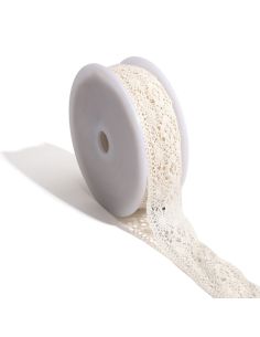 Dentelle Valentine 40mm - Écru
