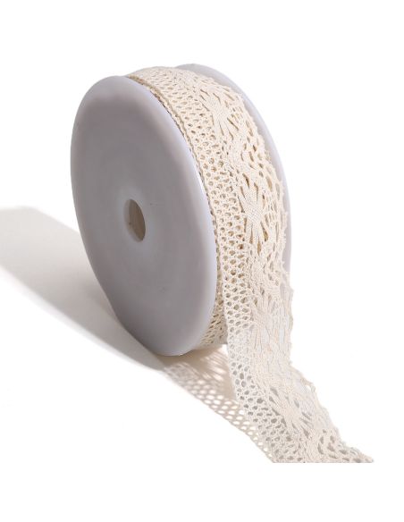 Dentelle Leya 40mm - Écru