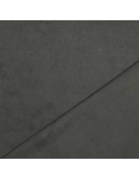 Tissu suédine stretch - Kaki foncé