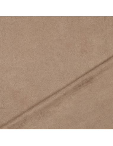 Tissu suédine stretch - Taupe