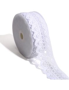 Dentelle Esmée 57mm - Blanc