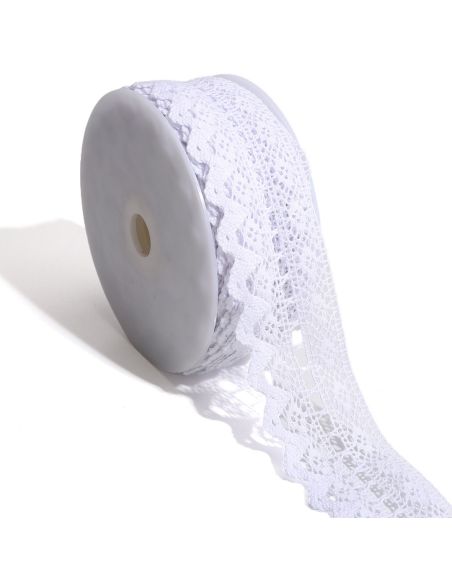 Dentelle Esmée 57mm - Blanc