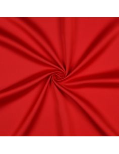 Tissu micro satin touché soie - Rouge