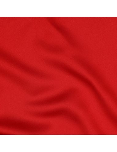 Tissu micro satin touché soie - Rouge