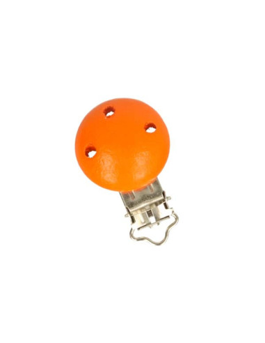 Clip attache tétine en bois