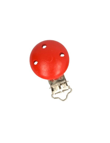 Clip attache tétine en bois