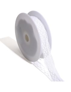 Dentelle Clémence 25mm - Blanc