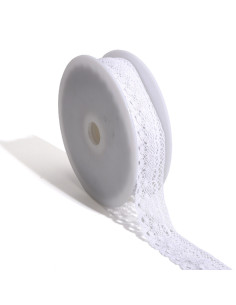 Dentelle Margot 35mm - Blanc