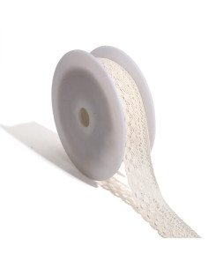 Dentelle Margot 35mm - Écru