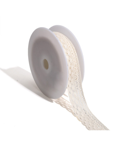 Dentelle Margot 35mm - Écru