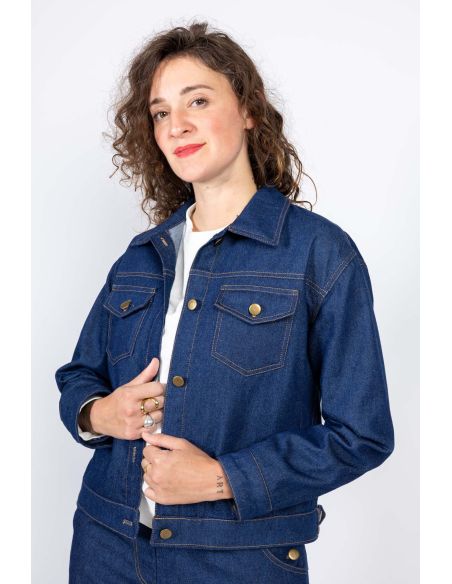 Patron de veste en jean et de travail Gold - I am patterns