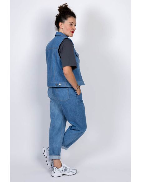 Patron de veste en jean et de travail Gold - I am patterns