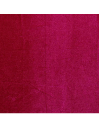 Tissu velours stretch - Fuchsia