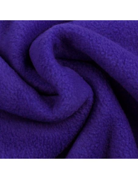 Tissu polaire - Bleu persan