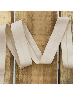Biais jersey coton - Beige