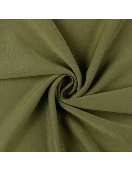 Tissu Scuba effet peau de pêche - Vert olive