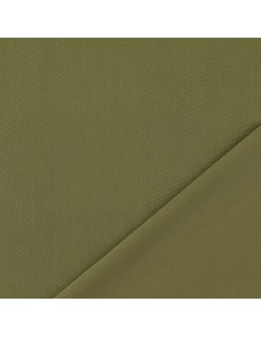 Tissu Scuba effet peau de pêche - Vert olive