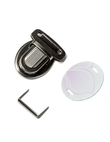 Fermeture de cartable - Argent antique