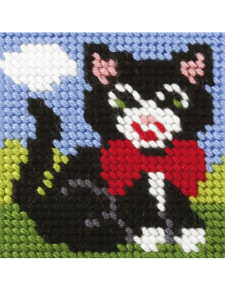 Kit canevas enfant - Le chat