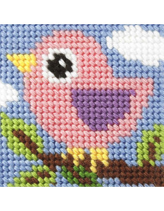 Kit canevas enfant - L´oiseau