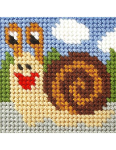 Kit canevas enfant - L´escargot