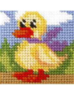 Kit canevas enfant - Le canard