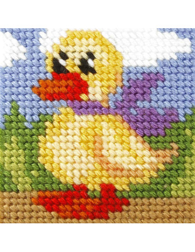 Kit canevas enfant - Le canard
