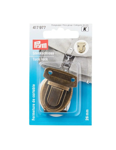 Fermeture de cartable - Laiton antique