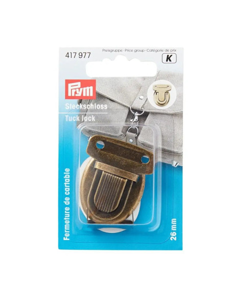 Fermeture de cartable - Laiton antique